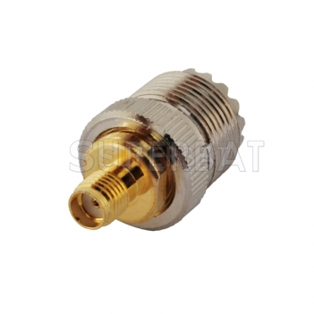 RF Coaxial Coax Handheld Radio Antenna Adapter SMA Female to UHF Female SO239 SO-239 Straight Connector Adaptor for Baofeng UV5R QUANSHENG TYT