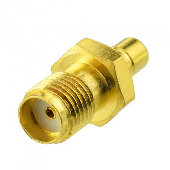 SMA Jack Female to SMB Jack Female Adapter Straight