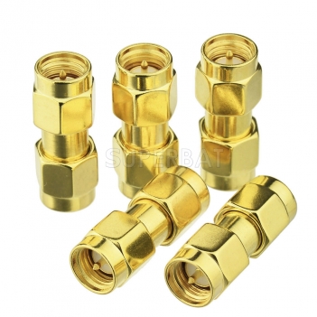 Superbat SMA adapter SMA male Plug to SMA plug male adapter