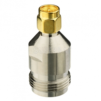 N Jack Female to SMA Plug Male Adapter Straight