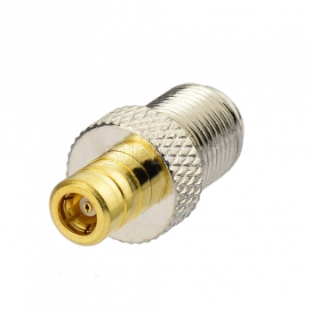 F Jack Female to SMB Plug Male Adapter Straight