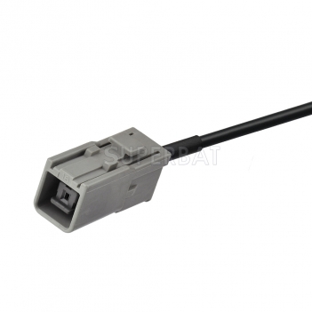 Fakra Signal Blue Straight Plug to GT5-1S Grey Straight Jack RG174 10cm