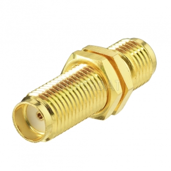 Superbat SMA Jack to SMA Jack female bulkhead straight RF Adapter connector goldplated