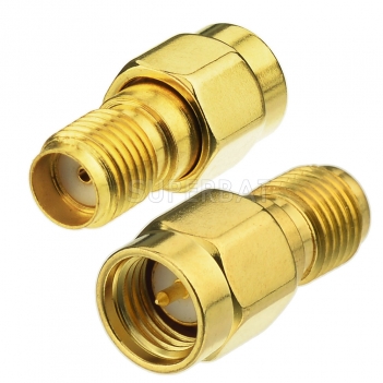 Superbat SMA adapter SMA Plug male to SMA Jack female RF Coax Adapter connector straight