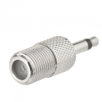 RF Adapter F Female to 3.5mm 1/8-inch Male Plug