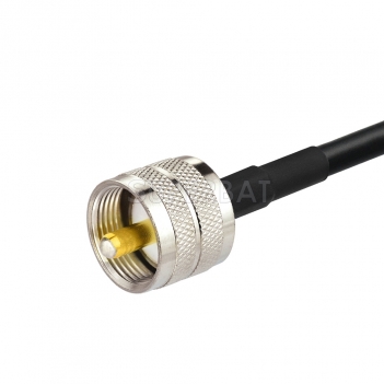 UHF Straight Plug to UHF Straight Plug KSR195 100cm