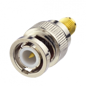 RF Coaxial Coax SMA Female to BNC Male Straight Connector Handheld Antenna Adapter for Baofeng UV 5R QUANSHENG TYT two way radio