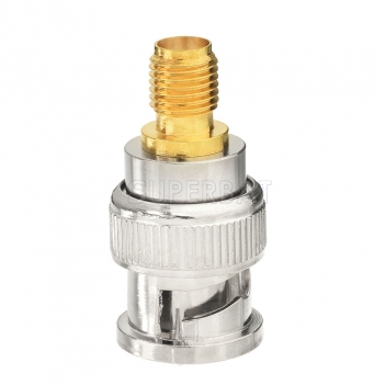 RF Coaxial Coax SMA Female to BNC Male Straight Connector Handheld Antenna Adapter for Baofeng UV 5R QUANSHENG TYT two way radio