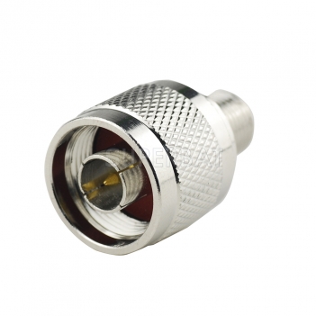 N male plug to F female jack RF coaxial adapter connector Zinc Alloy