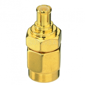 MCX Plug Male to SMA Plug Male Adapter Straight