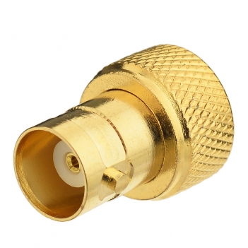 Goldplated BNC Jack Female to SMA Plug Male Adapter Straight