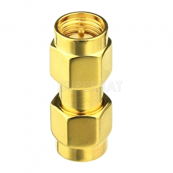 Superbat SMA adapter SMA male Plug to SMA plug male adapter