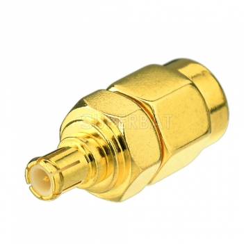 MCX Plug Male to SMA Plug Male Adapter Straight