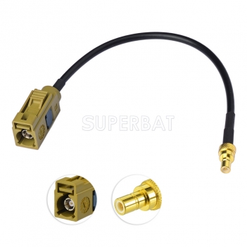 For XM Sirius Coax Satellite Radio Antenna Adapter cable Fakra SMB Jack to SMB male connector RG174 Cable