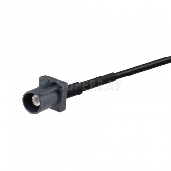 Fakra Blue Grey Straight Plug to RCA Straight Plug RG174 300cm