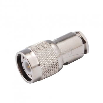 TNC Plug Male Connector Straight Clamp LMR-195