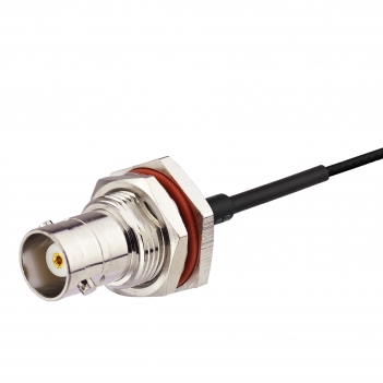 Factory Price BNC Female Bulkhead With O-ring Connector BNC To U.Fl Adapter RF 1.37MM Mini Coaxial Cable