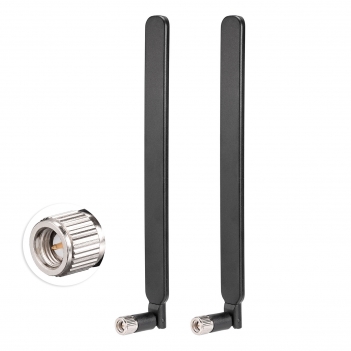 2PCS 4G LTE Antenna Wide Band 700-2600Mhz Omni Directional with SMA Male Connector