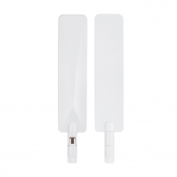 2PCS White 4G LTE Antenna 8dBi SMA Male Cellular Antenna for 4G LTE Wireless CPE Router Hotspot Cellular Gateway IoT Router