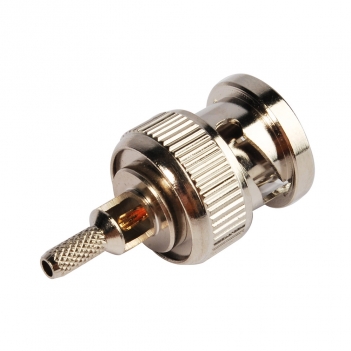 BNC Plug Male Connector Straight Crimp RG179