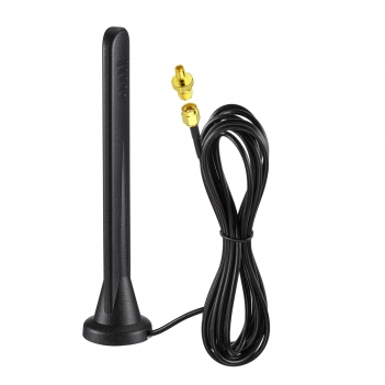 4G LTE Antenna Aerial 5dBi SMA TS9 External Omni-directional Network Antenna with Magnetic Base for 4G LTE Router CPE Broadband Wireless Router Gateway Modem MiFi Hotspot Router USB Modem