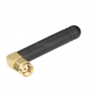 Small Dual Band WiFi 2.4GHz 5GHz 2dBi RP-SMA Plug Antenna