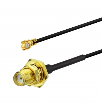 Antenna Extension cable SMA female bulkhead to 1.37 cable Ufl./IPX RF connector pigtail cable