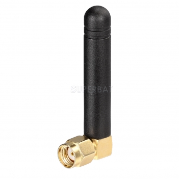 Small Dual Band WiFi 2.4GHz 5GHz 2dBi RP-SMA Plug Antenna