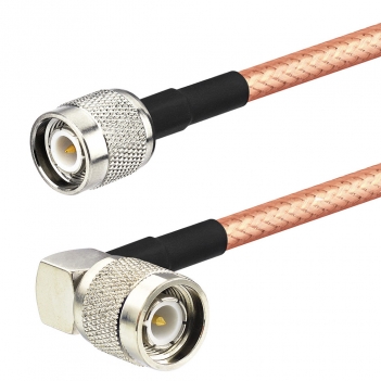 Special Sale TNC Straight Plug to TNC Right Angle Plug 61cm length RG400 Cable Assembly