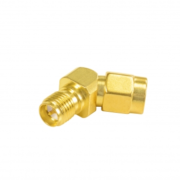 Superbat SMA Male Plug Reverse Polarity RA to RP SMA female Jack Reverse Polarity right angle RF Coax Adapter Connector