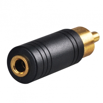 3.5mm-RCA Adapter 3.5mm Jack to RCA plug straight RF Adapter