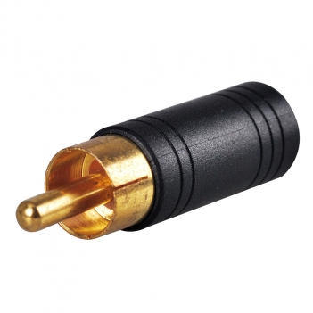 3.5mm-RCA Adapter 3.5mm Jack to RCA plug straight RF Adapter