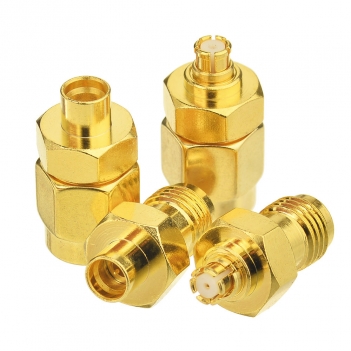 SMP Jack Female Adapter to SMA Straight Plug Male 50Ω RF Coax Adapter Connector