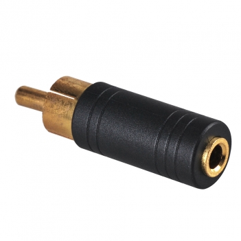 3.5mm-RCA Adapter 3.5mm Jack to RCA plug straight RF Adapter