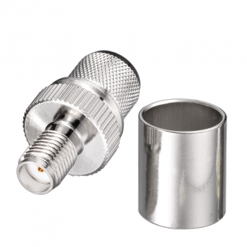 Superbat SMA Crimp Female connector for LMR400 RG8 Coax Cable Nickelplated