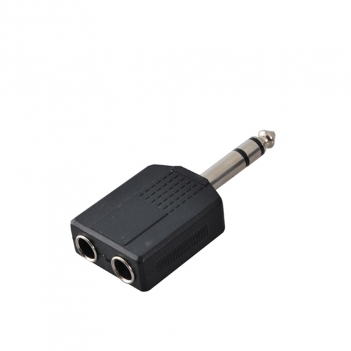6.3mm-6.3mm Adapter 6.3mm plug to 6.3mm Jack to 6.3mm jack straight RF Adapter