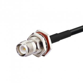 Custom RF cable assembly RP-TNC male to RP-TNC female bulkhead O-ring Patch Lead KSR195