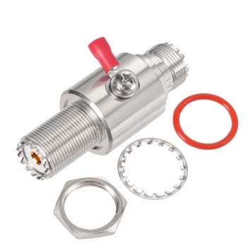 UHF Lightning Surge Protection Device UHF Female to UHF Female RF Coaxial Lightning Arrester