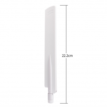 White 2400-2500/5150-7125MHz RP-SMA WiFi 6E Antenna Multiband 2.4G/5G/6G Router PCIE card wireless card antenna