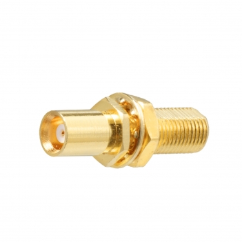 MCX Jack Female to MCX Jack Female Adapter Straight