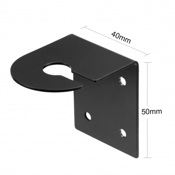 Superbat Antenna Mounting Base Through Hole Mount L Bracket,11.88mm Diameter Hole