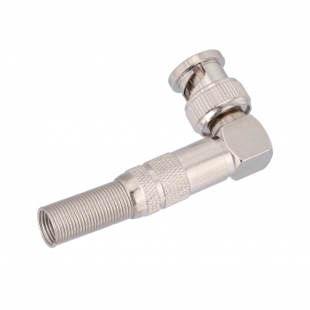 BNC Plug Male Connector Right Angle Crimp LMR-300