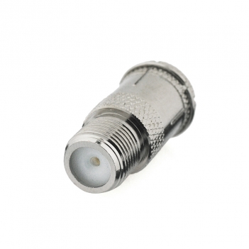 F Jack Female to F Plug Male Adapter Straight