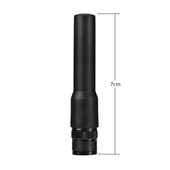 Bingfu Ham Radio Antenna BNC Male Dual Band UHF VHF Soft Antenna Compatible with Portable Handheld Radio Scanner Police Scanner Receiver