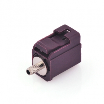 Superbat Fakra D female connector Bordeaux violet/4004 for Violet Car GSM Cellular phone