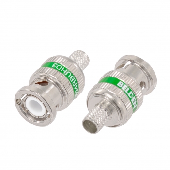 Original Belden 75 Ohm BNC Male SDI Connector for Belden Riser 4694R 12G-SDI 4K UHD HD Video Camera Coaxial Cable