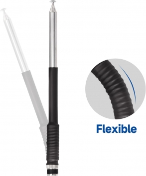 Bingfu VHF Ham Radio Antenna - Portable Handheld Ham Radio 136-174MHz 10 Section Telescopic BNC Antenna Compatible with Motorola Icom Uniden Maxon etc VHF Radio