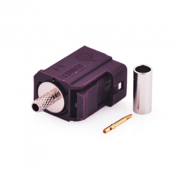 Superbat Fakra D female connector Bordeaux violet/4004 for Violet Car GSM Cellular phone