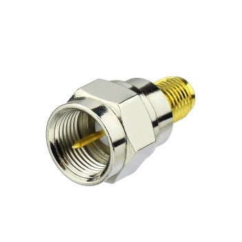 F Plug Male to RP SMA Jack Female Adapter Straight