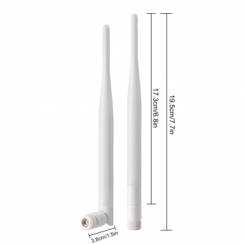 3pcs 6dBi 2.4GHz 5GHz 5.8GHz Dual Band WiFi RP-SMA Antenna for Netgear R6400-100NAS AC1750 R6050 AC750 JCG JYRN4
